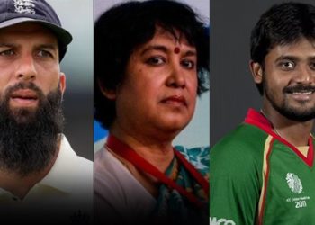 মঈনকে নিয়ে তসলিমার বিতর্কিত টুইট, নাফিসের দুঃখ প্রকাশ